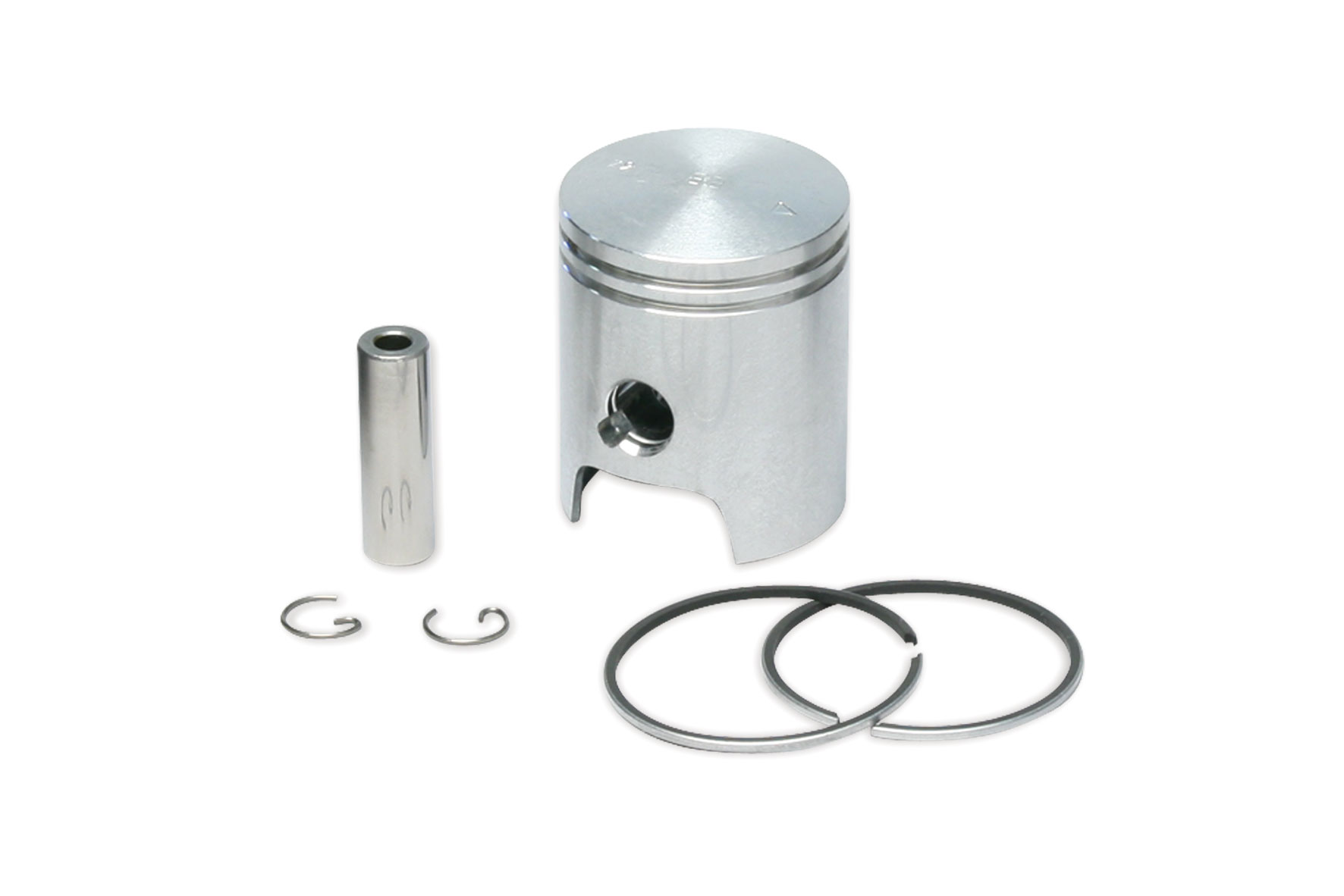 Malossi Piston 2T D.40.4 with pin D.10 and 2 rectangular rings